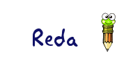 Nombre animado Reda 07