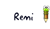 Nombre animado Remi 06