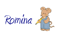 Nombre animado Romina 04