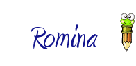 Nombre animado Romina 07
