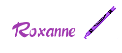Nombre animado Roxanne 07