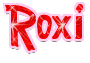 Nombre animado Roxi 01
