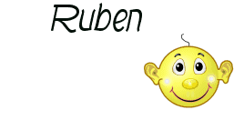 Nombre animado Ruben 14