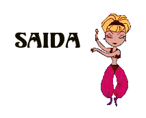 Nombre animado Saida 06