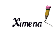 Nombre animado Ximena 05