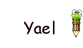 Nombre animado Yael 02