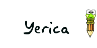 Nombre animado Yerica 05