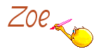 Nombre animado Zoe 02